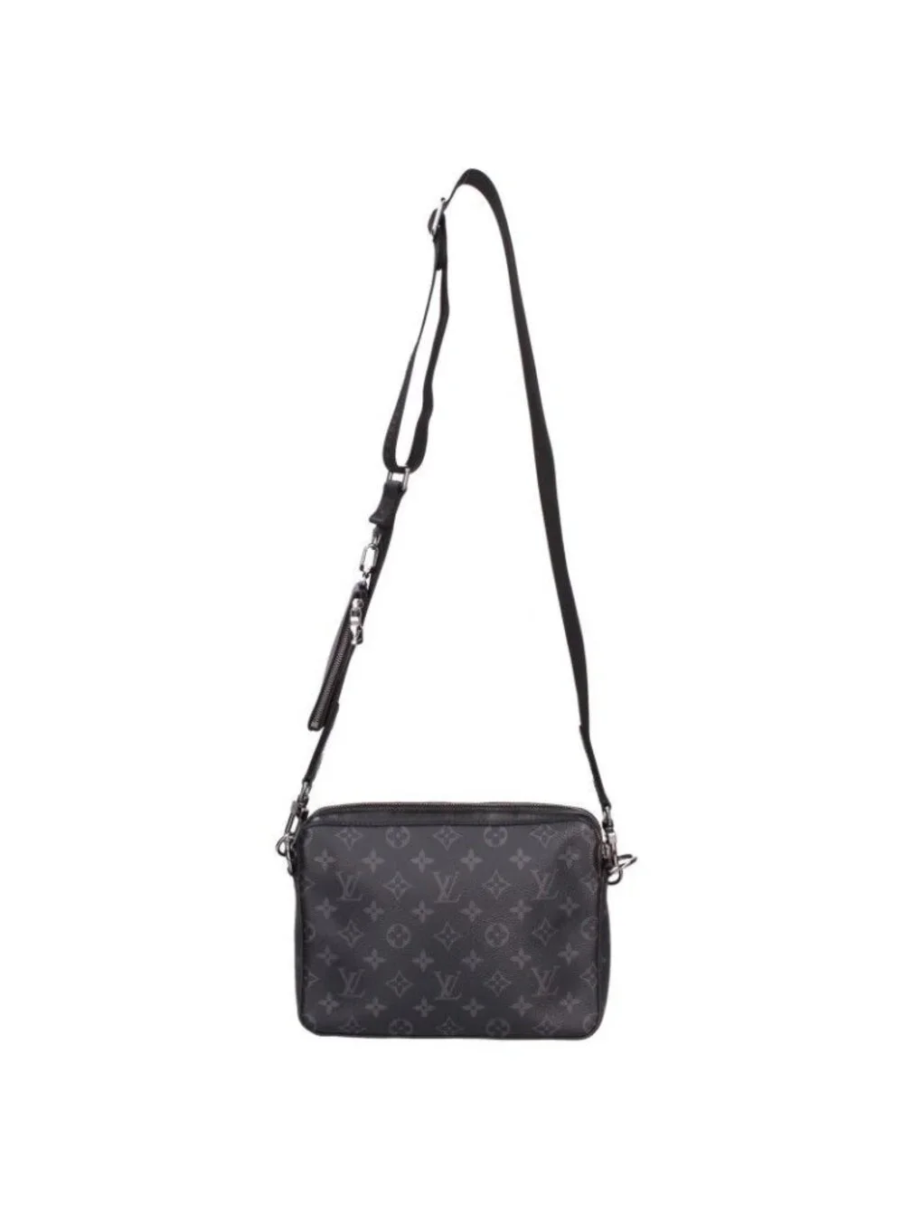 Louis Vuitton Monogram Eclipse Trio Messenger Shoulder Bag